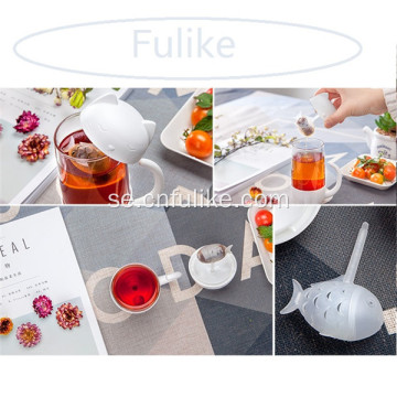 Fashion Style Glass Cup med infuser och lock